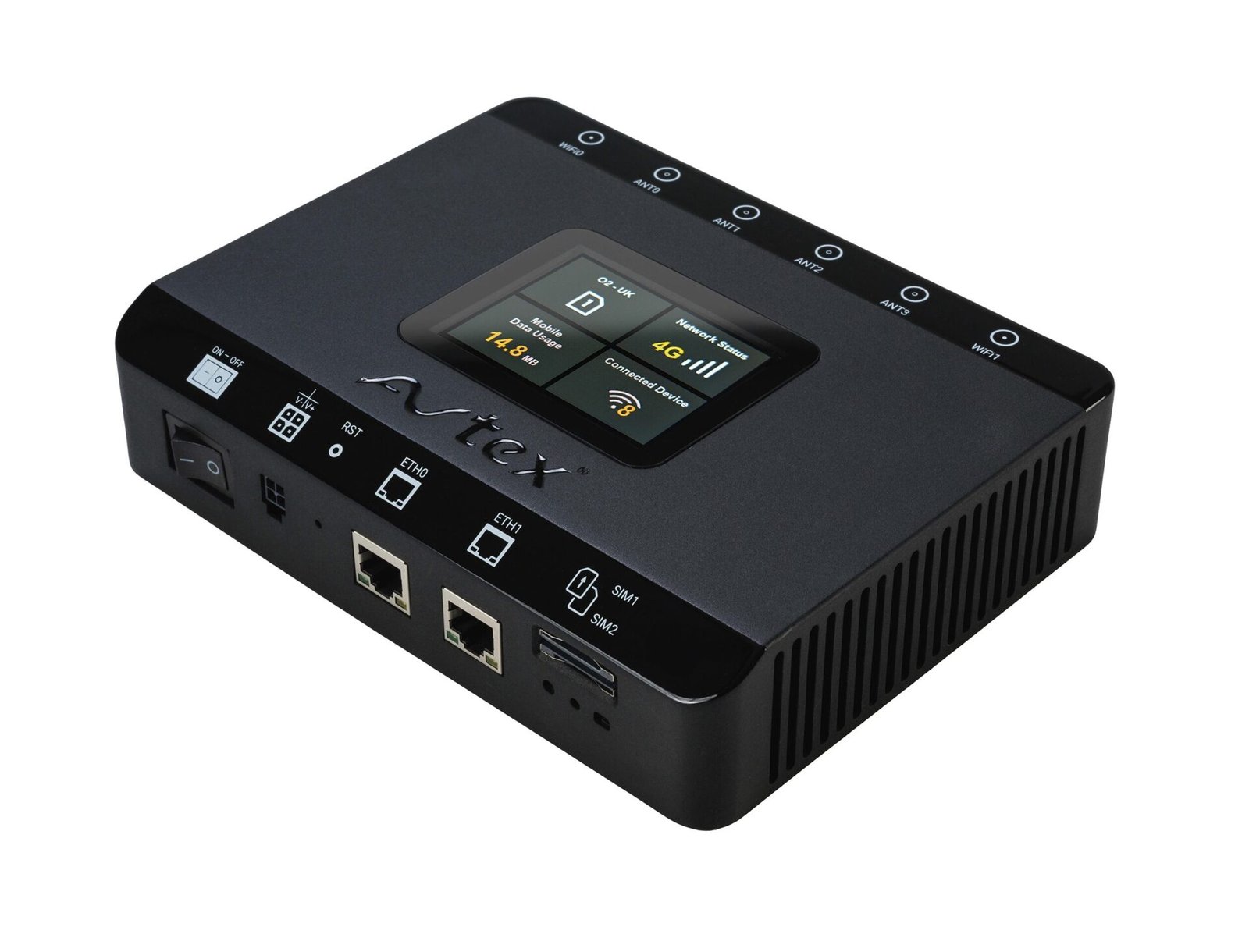 Avtex AMR104X — routeur vue 3/4