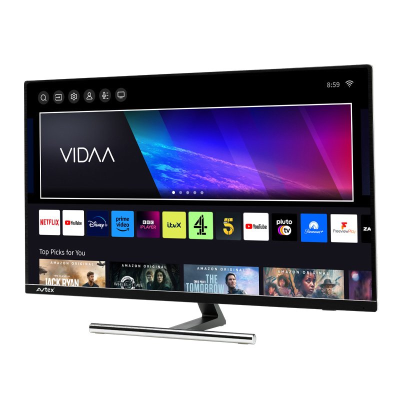 Avtex Smart TV VIDAA — interface